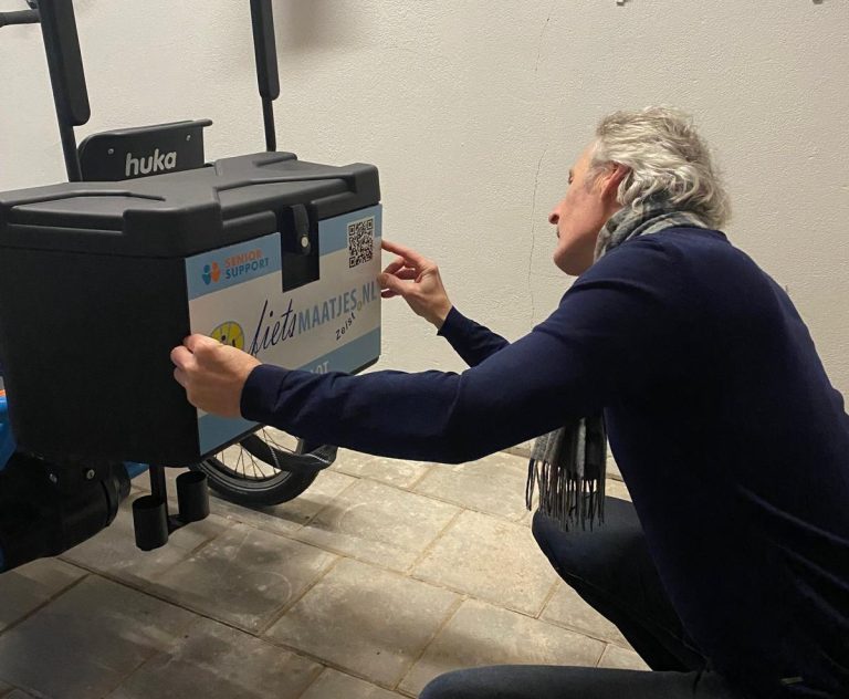 Nieuw bord voor onze eerste duofiets: “Het Slot”